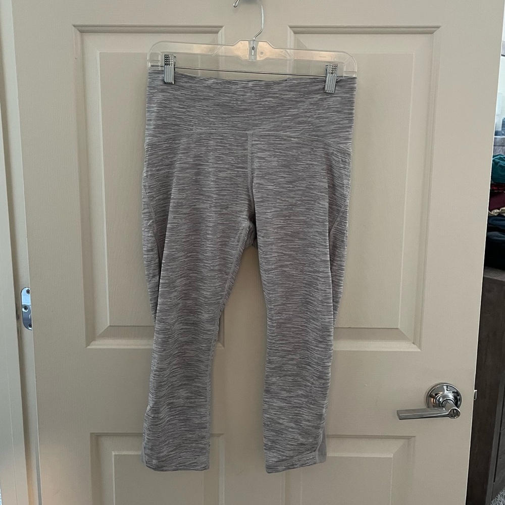 Lululemon Leggings Grey / White Heather - Womens size 10